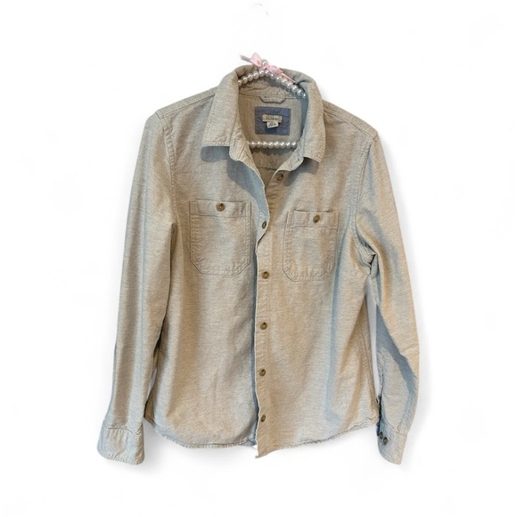 L.L. Bean Tops - L.L. Bean Blue and Gray Shirt